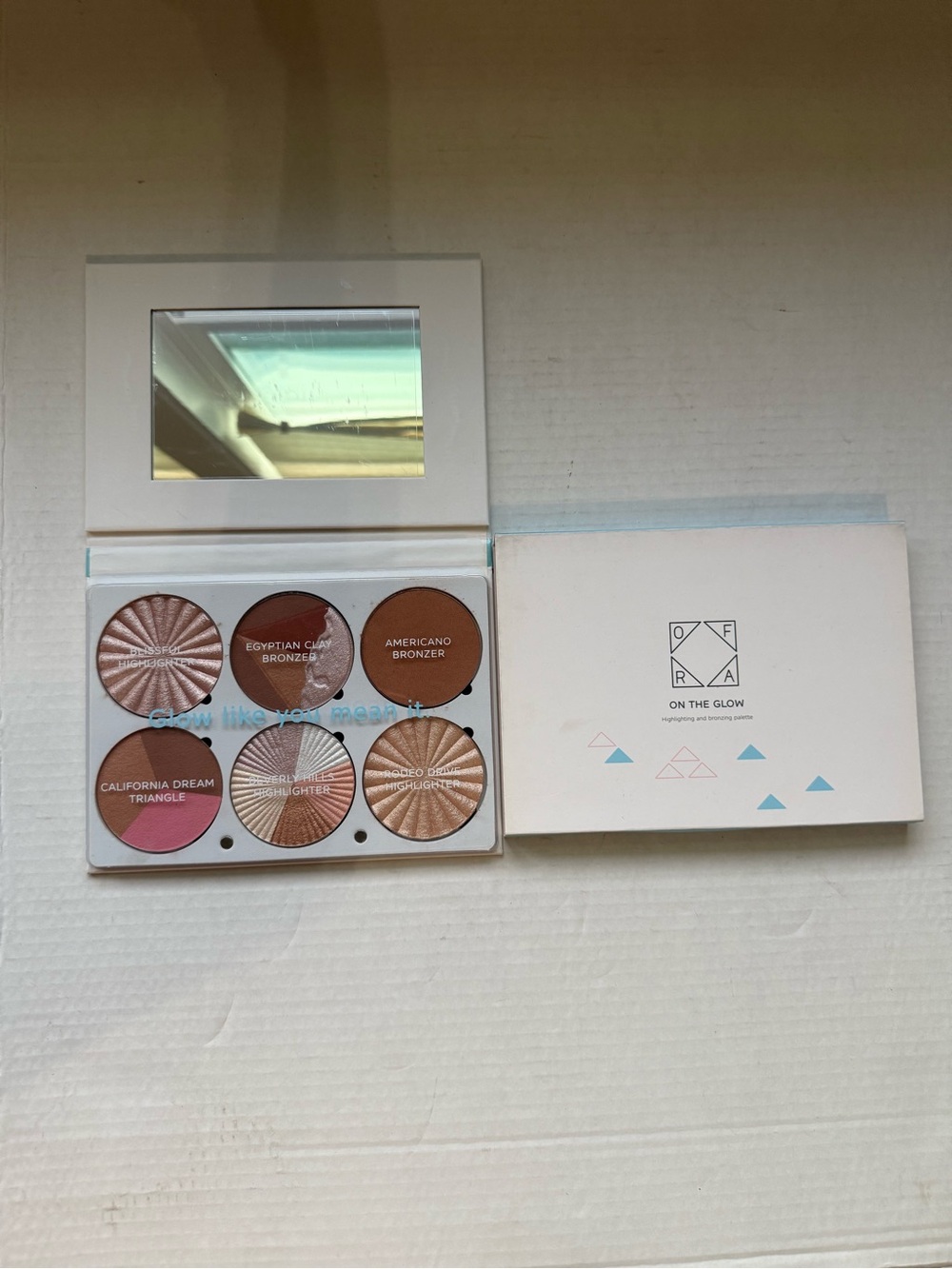 OFRA On The Glow Palette — Brown, Pink & Champagne Highlighters